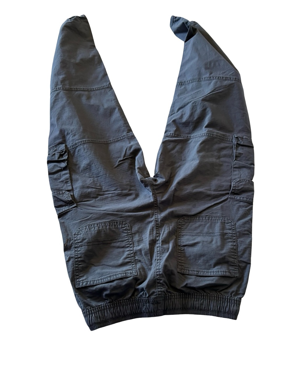 Kids Casual Cargo Joggers in Charcoal